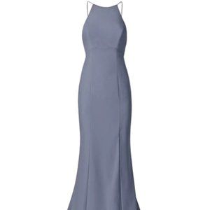 Amsale Dayton Bridesmaid Dress in Slate - Size 6